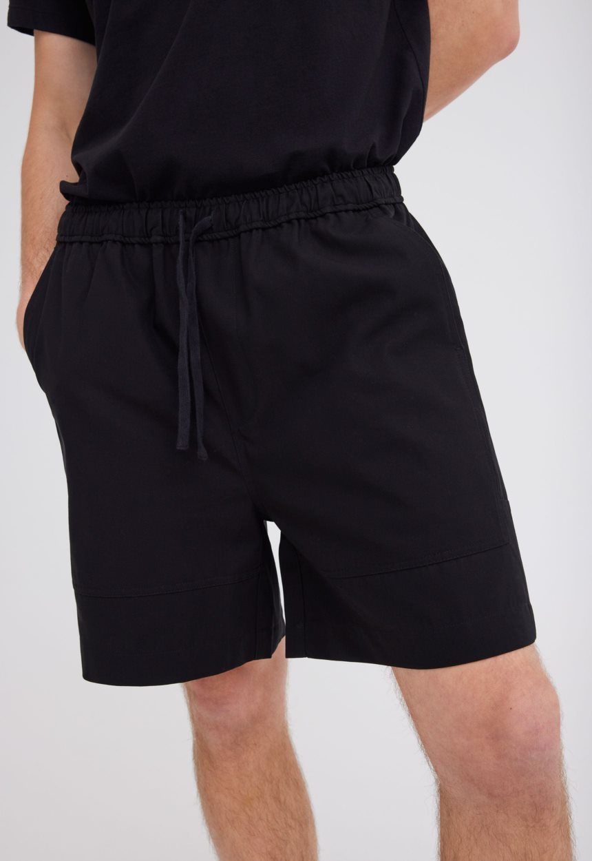 Jac + Jack Edon Cotton Twill Short - Black